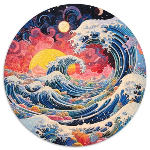 Ozeanwelle Puzzle 1000 Teile Schwer Puzzle Spielzeug Lernspiel Impossible Herausforderung Spielzeug Für Erwachsene Und Kinder in Bewährter 1000pcs (67.5x67.5cm) von DHBANEIOK