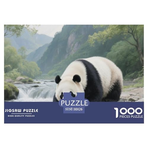 Panda Puzzle 1000 Teile Schwer Puzzle Spielzeug Pädagogisches Spiel Impossible Herausforderungsspielzeug Für Erwachsene Kinder 38x26cm/1000pcs Panda Puzzle 1000 Teile Schwer Puzzle Spielzeug Pädagogisches Spiel Impossible Herausforderungsspielzeug Für Erwachsene Kinder 38x26cm/1000pcs von DHBANEIOK