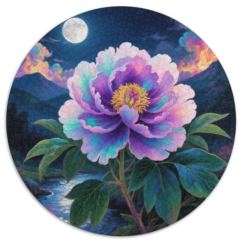 Peony Puzzle 1000 Teile Schwer Puzzle Spielzeug Pädagogisches Spiel Impossible Herausforderungsspielzeug Für Erwachsene Und Kinder Ab 12 Jahren 1000pcs (67.5x67.5cm) von DHBANEIOK
