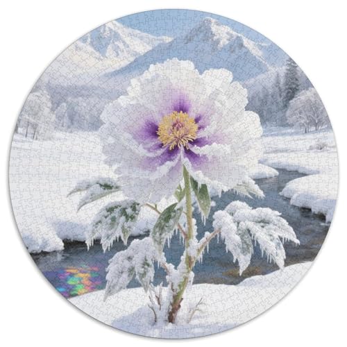 Peony Puzzles 1000 Teile Schwer Puzzle Spielzeug Lernspiel Impossible Herausforderungsspielzeug Für Erwachsene Kinder 1000pcs (67.5x67.5cm) von DHBANEIOK