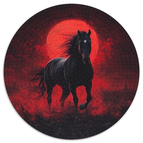 Pferd Puzzles 1000 Teile Schwer Puzzle Spielzeug Lernspiel Impossible Herausforderung Spielzeug Für Erwachsene Kinder 1000pcs (67.5x67.5cm) von DHBANEIOK