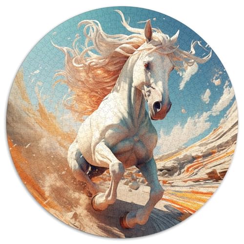 Pferd Puzzles 1000 Teile Schwer Puzzle Spielzeug Lernspiel Impossible Herausforderungsspielzeug Für Erwachsene Und Kinder Ab 14 Jahren 1000pcs (67.5x67.5cm) von DHBANEIOK