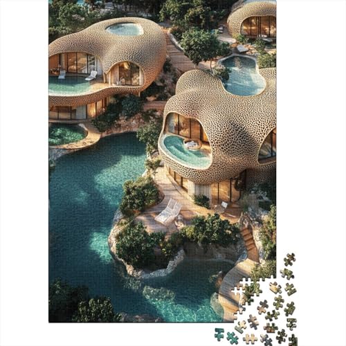 Pflanzenblumen Puzzle 1000 Teile Schwer Puzzle Spielzeug Lernspiel Impossible Herausforderungsspielzeug Für Erwachsene Kinder 1000pcs (75x50cm) von DHBANEIOK