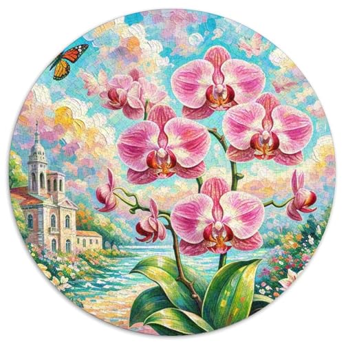 Phalaenopsis Orchideeee Puzzle 1000-teilige Schwer Puzzle Spielzeug Lernspiel Impossible Herausforderung Spielzeug Für Erwachsene Und Kinder Ab 12 Jahren 1000pcs (67.5x67.5cm) von DHBANEIOK