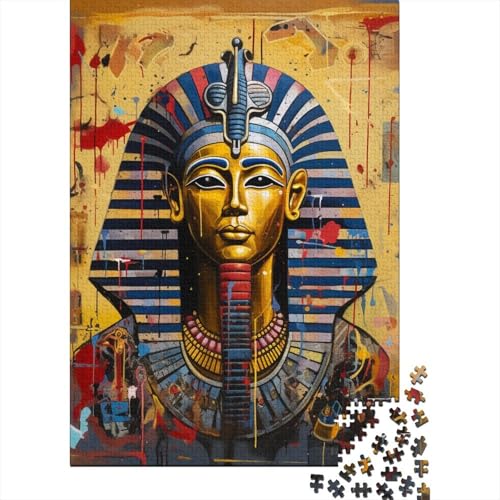Pharao Puzzle 1000 Teile Schwer Puzzle Spielzeug Pädagogisches Spiel Impossible Herausforderung Spielzeug Für Erwachsene Und Kinder Ab 12 Jahren 1000pcs (75x50cm) von DHBANEIOK
