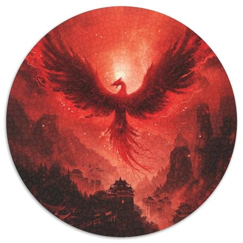 Phoenix Puzzle 1000-teilige Schwer Puzzle Spielzeug Lernspiel Impossible Herausforderung Spielzeug Für Erwachsene Kinder 1000pcs (67.5x67.5cm) von DHBANEIOK
