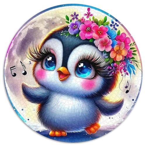 Pinguin Puzzle 1000 Teile Schwer Puzzle Spielzeug Lernspiel Impossible Herausforderungsspielzeug Für Erwachsene Kinder 1000pcs (67.5x67.5cm) von DHBANEIOK