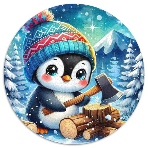 Pinguin Puzzle 1000 Teile Schwer Puzzle Spielzeug Pädagogisches Spiel Impossible Herausforderungsspielzeug Für Erwachsene Kinder 1000pcs (67.5x67.5cm) von DHBANEIOK