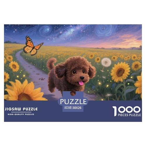Poodle Puzzles 1000 Teile Schwer Puzzle Spielzeug Lernspiel Impossible Herausforderungsspielzeug Für Erwachsene Und Kinder Ab 12 Jahren 38x26cm/1000pcs Poodle Puzzles 1000 Teile Schwer Puzzle Spielzeug Lernspiel Impossible Herausforderungsspielzeug Für Erwachsene Und Kinder Ab 12 Jahren 38x26cm/1000pcs von DHBANEIOK