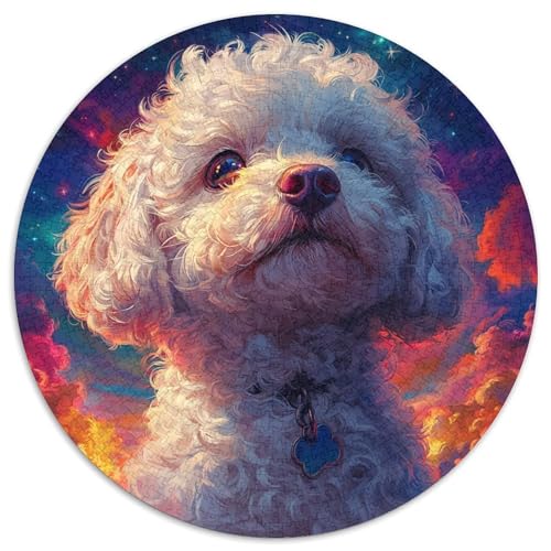 Poodle Puzzles 1000 Teile Schwer Puzzle Spielzeug Pädagogisches Spiel Impossible Herausforderungsspielzeug Für Erwachsene Kinder 1000pcs (67.5x67.5cm) von DHBANEIOK