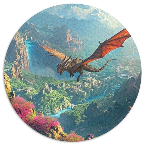 Pterosaurus Puzzles 1000 Teile Schwer Puzzle Spielzeug Lernspiel Impossible Herausforderungsspielzeug Für Erwachsene Und Kinder Ab 14 Jahren 1000pcs (67.5x67.5cm) von DHBANEIOK