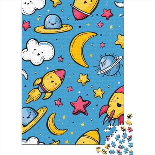 Rakete Puzzles 1000 Teile Schwer Puzzle Spielzeug Lernspiel Impossible Herausforderung Spielzeug Für Erwachsene Und Kinder Ab 12 Jahren 1000pcs (75x50cm) von DHBANEIOK