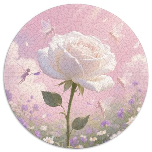 Rose Puzzle 1000 Teile Schwer Puzzle Spielzeug Pädagogisches Spiel Impossible Herausforderungsspielzeug Für Erwachsene Und Kinder Ab 12 Jahren 1000pcs (67.5x67.5cm) von DHBANEIOK