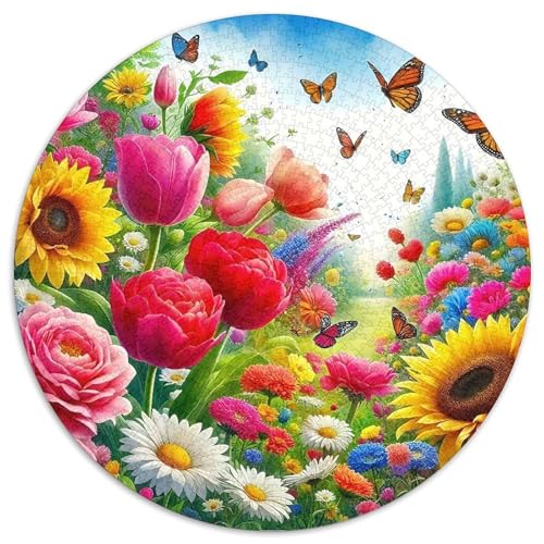 Rose Puzzle 1000-teilige Schwer Puzzle Spielzeug Lernspiel Impossible Herausforderungsspielzeug Für Erwachsene Und Kinder Ab 12 Jahren 1000pcs (67.5x67.5cm) von DHBANEIOK