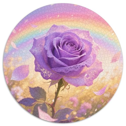 Rose Puzzles 1000 Teile Schwer Puzzle Spielzeug Lernspiel Impossible Herausforderung Spielzeug Für Erwachsene Und Kinder Ab 14 Jahren 1000pcs (67.5x67.5cm) von DHBANEIOK