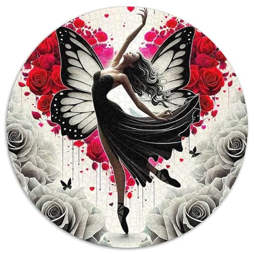 Rose Puzzles 1000-teilige Schwer Puzzle Spielzeug Lernspiel Impossible Herausforderungsspielzeug Für Erwachsene Kinder 1000pcs (67.5x67.5cm) von DHBANEIOK