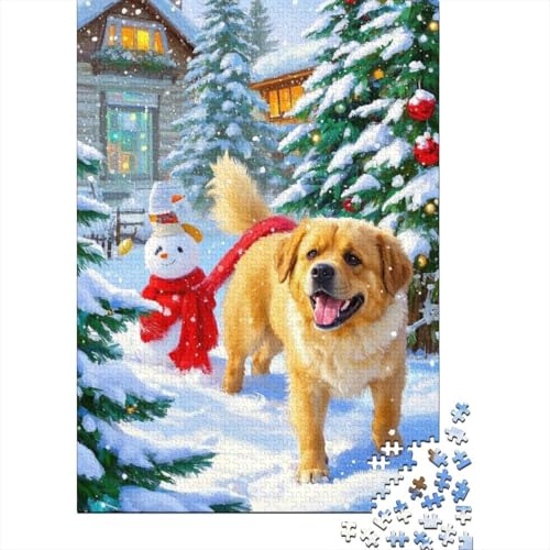 Rottweiler Puzzle 1000-teilige Schwer Puzzle Spielzeug Lernspiel Impossible Herausforderung Spielzeug Für Erwachsene Kinder 1000pcs (75x50cm) von DHBANEIOK