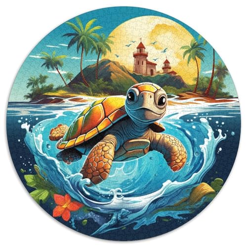 Schildkröte Puzzles 1000 Teile Schwer Puzzle Spielzeug Lernspiel Impossible Herausforderung Spielzeug Für Erwachsene Und Kinder in Bewährter 1000pcs (67.5x67.5cm) von DHBANEIOK