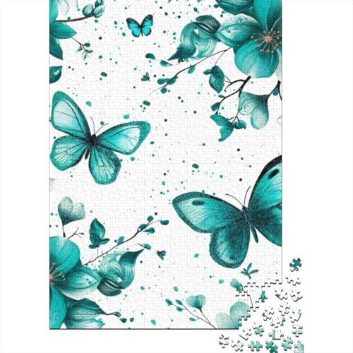 Schmetterling Puzzle 1000 Teile Schwer Puzzle Spielzeug Lernspiel Impossible Herausforderungsspielzeug Für Erwachsene Und Kinder Ab 12 Jahren 1000pcs (75x50cm) von DHBANEIOK