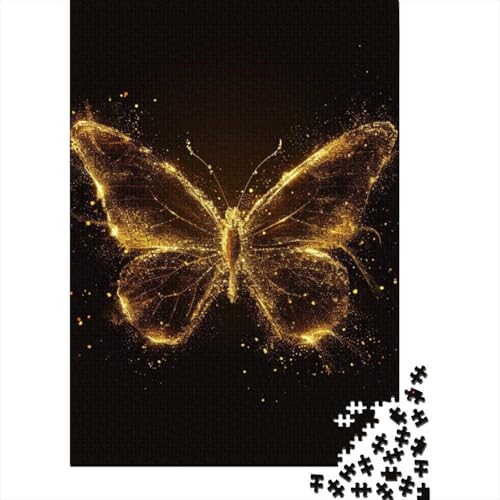Schmetterling Puzzle 1000 Teile Schwer Puzzle Spielzeug Pädagogisches Spiel Impossible Herausforderungsspielzeug Für Erwachsene Kinder 1000pcs (75x50cm) von DHBANEIOK
