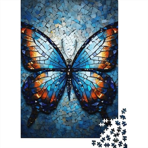 Schmetterling Puzzle 1000-teilige Schwer Puzzle Spielzeug Lernspiel Impossible Herausforderungsspielzeug Für Erwachsene Und Kinder Ab 12 Jahren 1000pcs (75x50cm) von DHBANEIOK