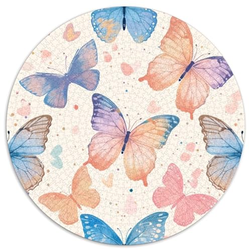 Schmetterling Puzzle 1000-teilige Schwer Puzzle Spielzeug Pädagogisches Spiel Impossible Herausforderung Spielzeug Für Erwachsene Kinder 1000pcs (67.5x67.5cm) von DHBANEIOK
