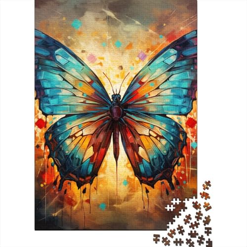 Schmetterling Puzzles 1000 Teile Schwer Puzzle Spielzeug Lernspiel Impossible Herausforderungsspielzeug Für Erwachsene Und Kinder Ab 14 Jahren 1000pcs (75x50cm) von DHBANEIOK