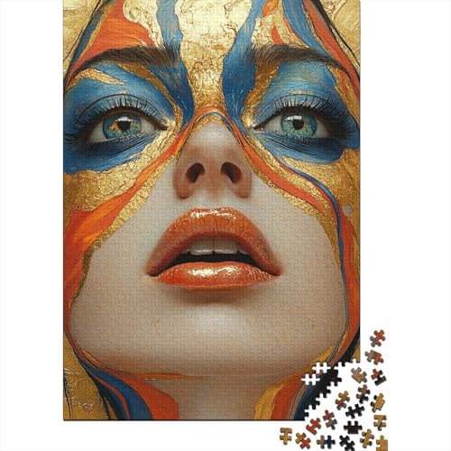 Schönheit Puzzles 1000 Teile Schwer Puzzle Spielzeug Pädagogisches Spiel Impossible Herausforderungsspielzeug Für Erwachsene Und Kinder Ab 14 Jahren 1000pcs (75x50cm) von DHBANEIOK