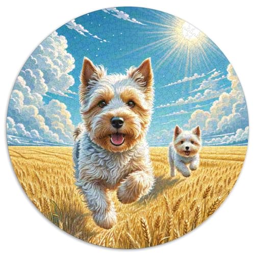 Schottischer Terrier Puzzles 1000 Teile Schwer Puzzle Spielzeug Lernspiel Impossible Herausforderungsspielzeug Für Erwachsene Und Kinder Ab 14 Jahren 1000pcs (67.5x67.5cm) von DHBANEIOK