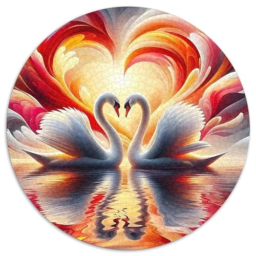 Schwan Puzzle 1000 Teile Schwer Puzzle Spielzeug Lernspiel Impossible Herausforderungsspielzeug Für Erwachsene Und Kinder Ab 14 Jahren 1000pcs (67.5x67.5cm) von DHBANEIOK