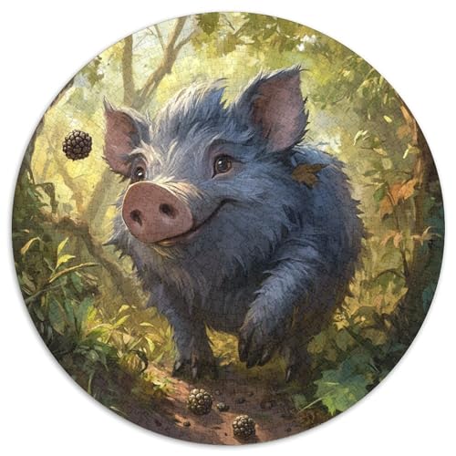 Schwein Puzzle 1000-teilige Schwer Puzzle Spielzeug Pädagogisches Spiel Impossible Herausforderung Spielzeug Für Erwachsene Kinder 1000pcs (67.5x67.5cm) von DHBANEIOK