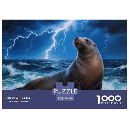Seelöwe Puzzle 1000-teilige Schwer Puzzle Spielzeug Lernspiel Impossible Herausforderung Spielzeug Für Erwachsene Kinder 70x50cm/1000pcs Seelöwe Puzzle 1000-teilige Schwer Puzzle Spielzeug Lernspiel Impossible Herausforderung Spielzeug Für Erwachsene Kinder 70x50cm/1000pcs von DHBANEIOK