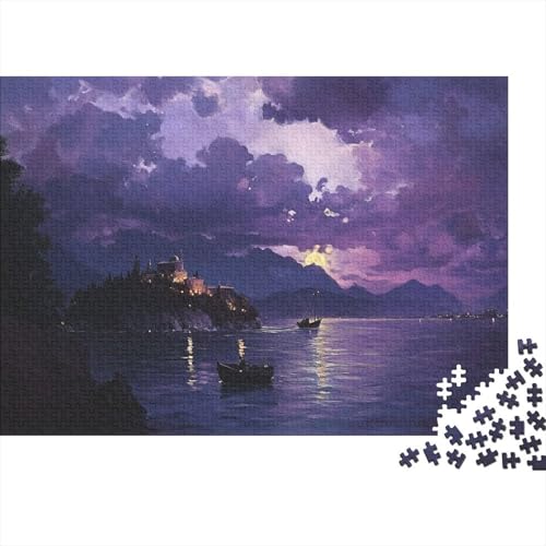 Segelboot Puzzle 1000-teilige Schwer Puzzle Spielzeug Lernspiel Impossible Herausforderung Spielzeug Für Erwachsene Kinder 1000pcs (75x50cm) von DHBANEIOK