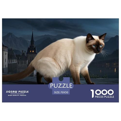 Siamois Puzzle 1000-teilige Schwer Puzzle Spielzeug Lernspiel Impossible Herausforderung Spielzeug Für Erwachsene Kinder 70x50cm/1000pcs Siamois Puzzle 1000-teilige Schwer Puzzle Spielzeug Lernspiel Impossible Herausforderung Spielzeug Für Erwachsene Kinder 70x50cm/1000pcs von DHBANEIOK