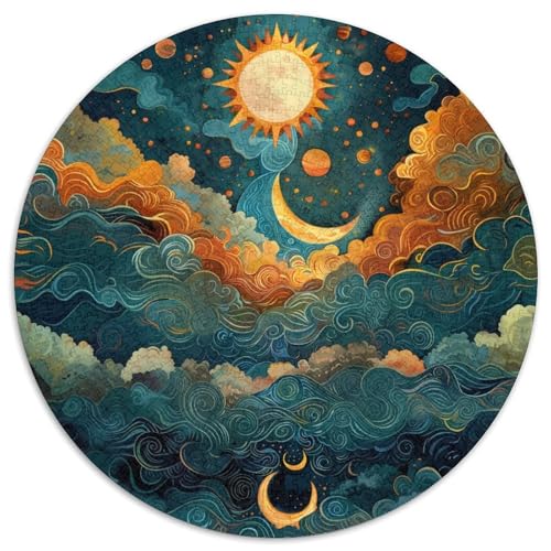 Sonne Puzzles 1000 Teile Schwer Puzzle Spielzeug Lernspiel Impossible Herausforderung Spielzeug Für Erwachsene Und Kinder Ab 14 Jahren 1000pcs (67.5x67.5cm) von DHBANEIOK