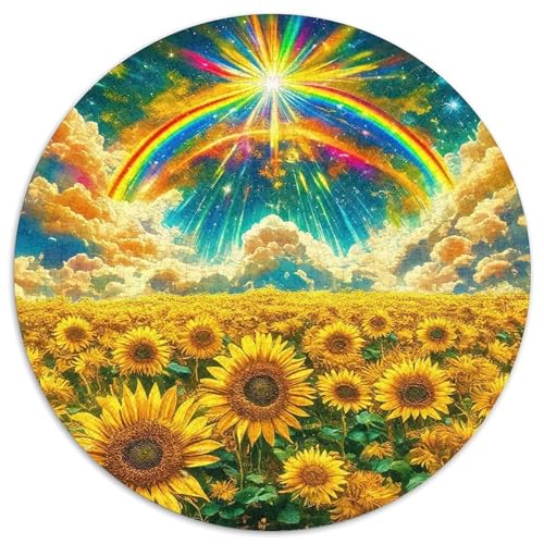 Sonnenblumen Puzzle 1000-teilige Schwer Puzzle Spielzeug Lernspiel Impossible Herausforderungsspielzeug Für Erwachsene Und Kinder in Bewährter 1000pcs (67.5x67.5cm) von DHBANEIOK
