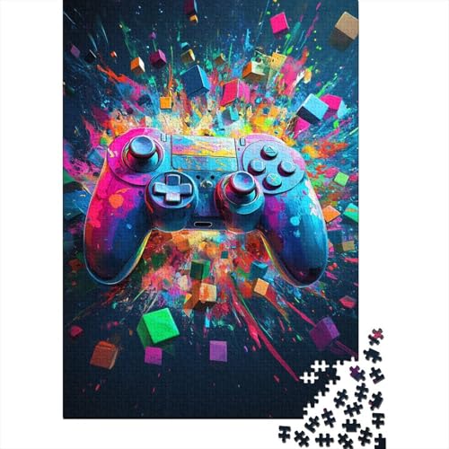 Spielcontroller Puzzle 1000 Teile Schwer Puzzle Spielzeug Lernspiel Impossible Herausforderung Spielzeug Für Erwachsene Kinder 1000pcs (75x50cm) von DHBANEIOK