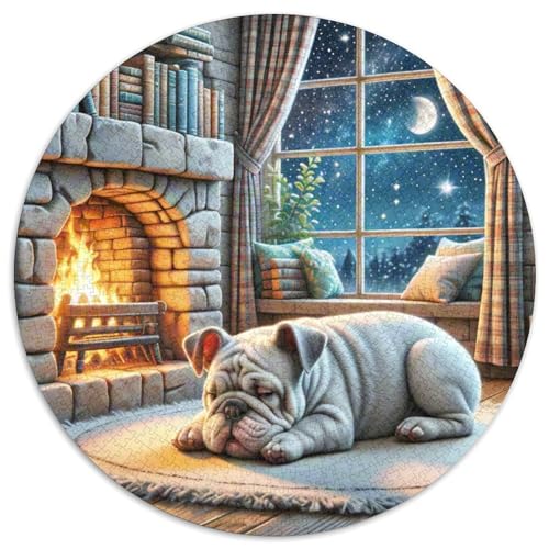 Spielzeug Bulldog Puzzles 1000 Teile Schwer Puzzle Spielzeug Lernspiel Impossible Herausforderungsspielzeug Für Erwachsene Kinder 1000pcs (67.5x67.5cm) von DHBANEIOK