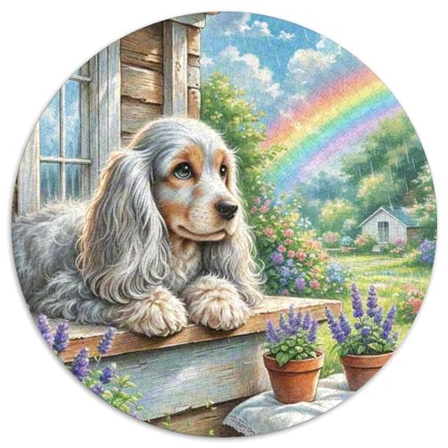 Spielzeug Langhaarer Ohrhund Puzzle 1000-teilige Schwer Puzzle Spielzeug Lernspiel Impossible Herausforderung Spielzeug Für Erwachsene Und Kinder Ab 14 Jahren 1000pcs (67.5x67.5cm) von DHBANEIOK