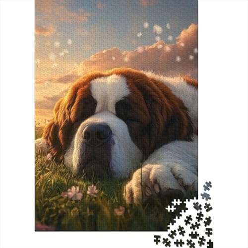Tibetischer Mastiff 1000 Stück Puzzles Für Erwachsene Stress Abbauen Familien-Puzzlespiel 1000-teiliges Puzzle Lernspiel Spielzeug Geschenk Puzzel 1000pcs (75x50cm) von DHBANEIOK