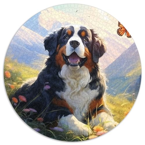 Tibetischer Mastiff Puzzle 1000 Teile Schwer Puzzle Spielzeug Lernspiel Impossible Herausforderung Spielzeug Für Erwachsene Kinder 1000pcs (67.5x67.5cm) von DHBANEIOK
