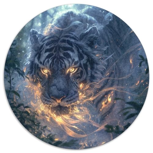 Tiger Puzzle 1000 Teile Schwer Puzzle Spielzeug Lernspiel Impossible Herausforderungsspielzeug Für Erwachsene Und Kinder Ab 12 Jahren 1000pcs (67.5x67.5cm) von DHBANEIOK