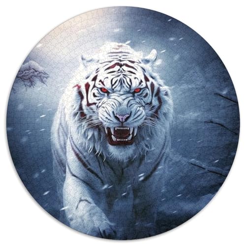 Tiger Puzzles 1000 Teile Schwer Puzzle Spielzeug Lernspiel Impossible Herausforderungsspielzeug Für Erwachsene Und Kinder Ab 12 Jahren 1000pcs (67.5x67.5cm) von DHBANEIOK