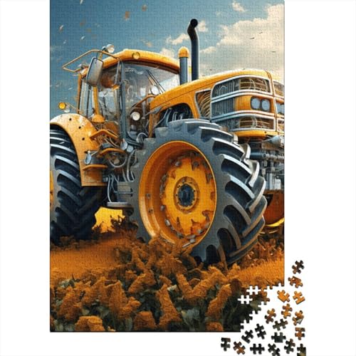 Traktor Puzzle 1000 Teile Schwer Puzzle Spielzeug Lernspiel Impossible Herausforderungsspielzeug Für Erwachsene Und Kinder Ab 14 Jahren 1000pcs (75x50cm) von DHBANEIOK