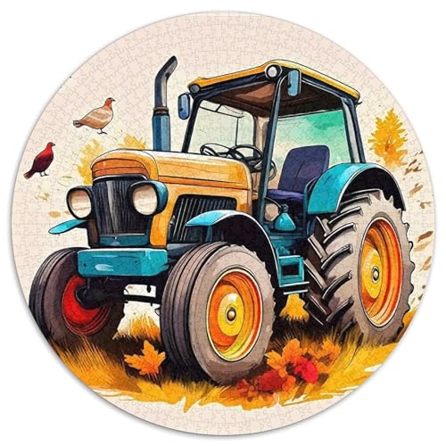 Traktor Puzzle 1000-teilige Schwer Puzzle Spielzeug Lernspiel Impossible Herausforderungsspielzeug Für Erwachsene Und Kinder Ab 14 Jahren 1000pcs (67.5x67.5cm) von DHBANEIOK