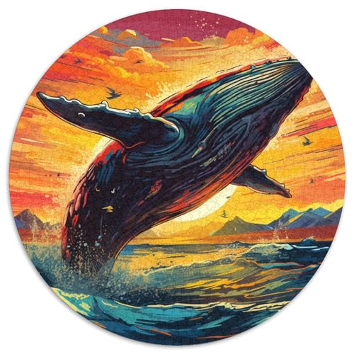 Wal Puzzle 1000 Teile Schwer Puzzle Spielzeug Lernspiel Impossible Herausforderungsspielzeug Für Erwachsene Und Kinder Ab 12 Jahren 1000pcs (67.5x67.5cm) von DHBANEIOK
