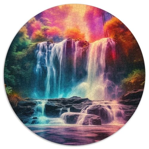 Wasserfall Puzzles 1000 Teile Schwer Puzzle Spielzeug Lernspiel Impossible Herausforderung Spielzeug Für Erwachsene Und Kinder in Bewährter 1000pcs (67.5x67.5cm) von DHBANEIOK