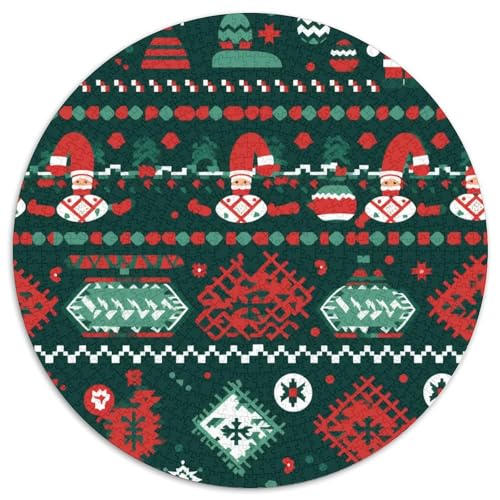 Weihnachten Puzzle 1000 Teile Schwer Puzzle Spielzeug Lernspiel Impossible Herausforderung Spielzeug Für Erwachsene Und Kinder Ab 12 Jahren 1000pcs (67.5x67.5cm) von DHBANEIOK