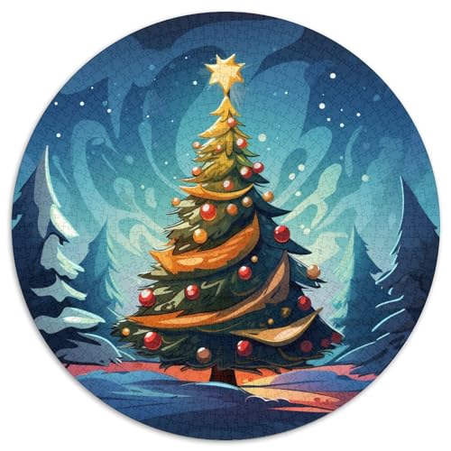 Weihnachten Tree Puzzle 1000 Teile Schwer Puzzle Spielzeug Pädagogisches Spiel Impossible Herausforderungsspielzeug Für Erwachsene Und Kinder Ab 14 Jahren 1000pcs (67.5x67.5cm) von DHBANEIOK
