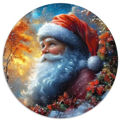 Weihnachtsmann Puzzle 1000 Teile Schwer Puzzle Spielzeug Lernspiel Impossible Herausforderung Spielzeug Für Erwachsene Und Kinder Ab 12 Jahren 1000pcs (67.5x67.5cm) von DHBANEIOK